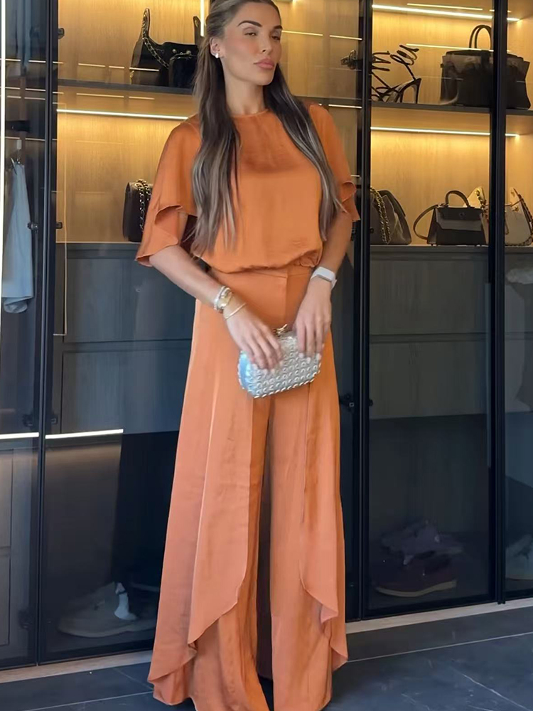 Wide Leg Palazzo Pants - New Women Loose Long Pants Suits