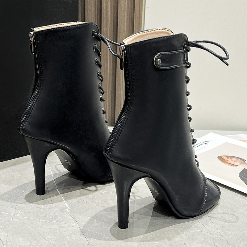 Women'S Fashion Boots - Women's New Baotou Sandals Black long