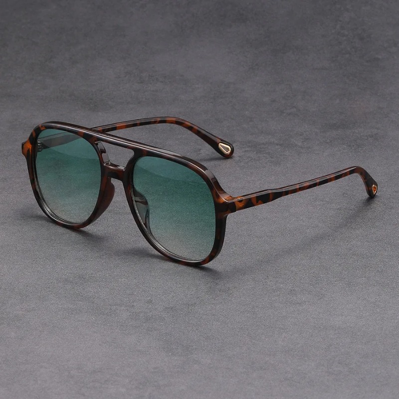 Women'S Fashion Eyewear - Fashion Double Beam Square Sunglasses Women