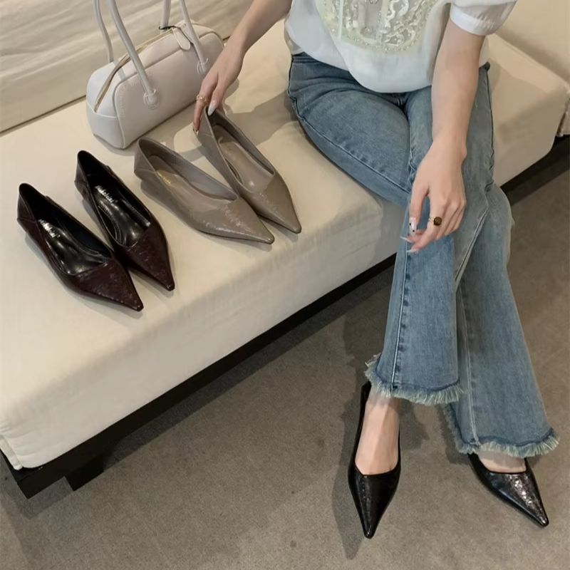Women'S Fashion Shoes - Women Summer Pointed Toe Basic Shoes