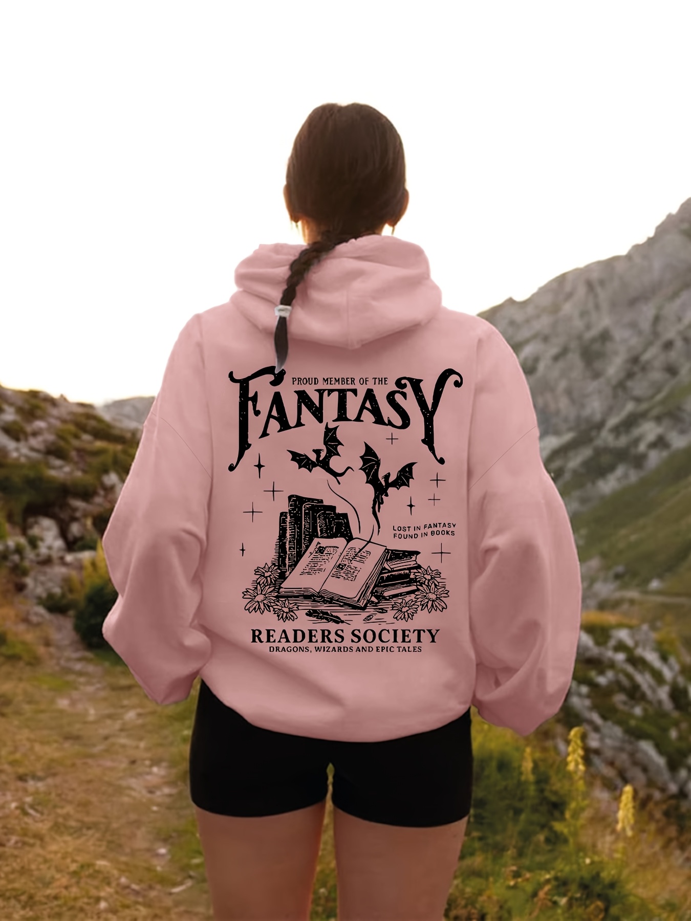 Hoodie Women Oversized - Women Fantasy Readers' Club Hoodie Unisex
