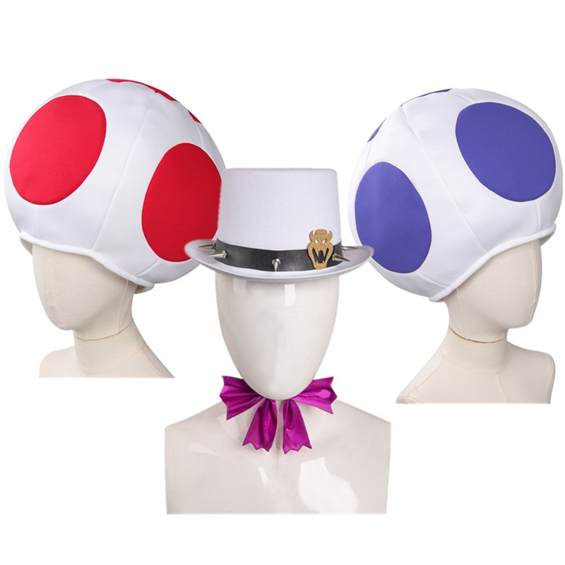 Women'S Fashion Hats - Roleplay Men Boys Toad Cosplay Kinopio