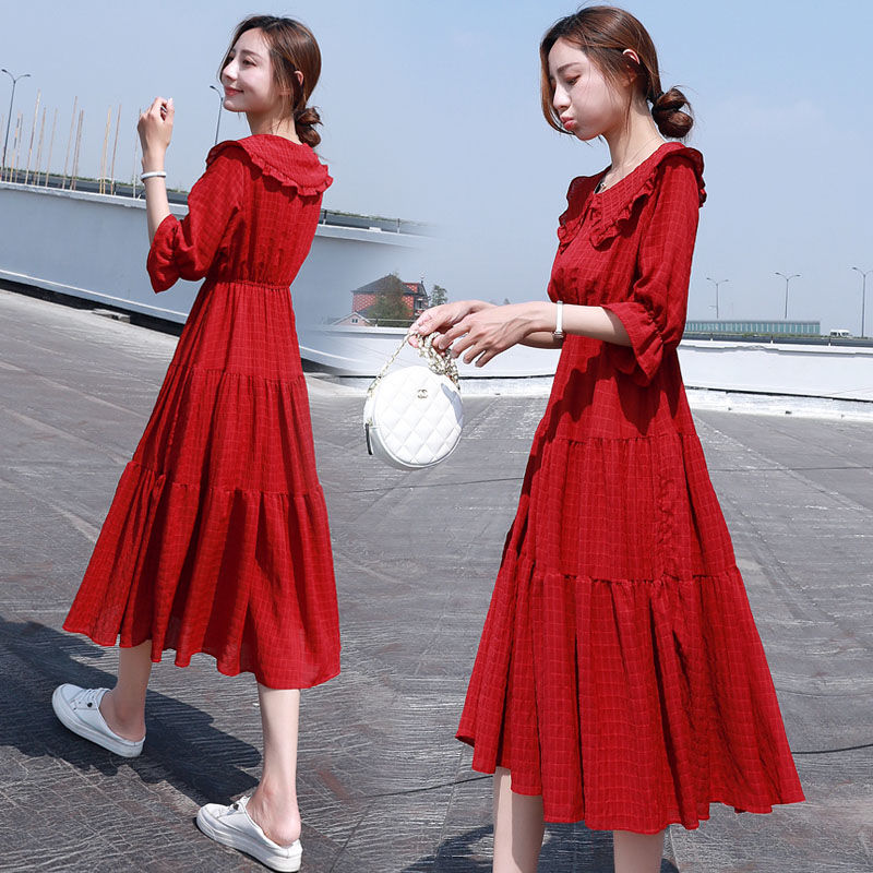 Midi Fashion Elegant 2025 Puff - Wrap Blouse Chiffon review and price
