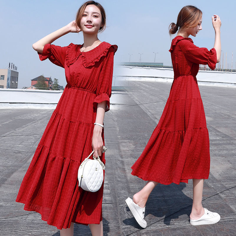 Midi Fashion Elegant 2025 Puff - Wrap Blouse Chiffon review and price