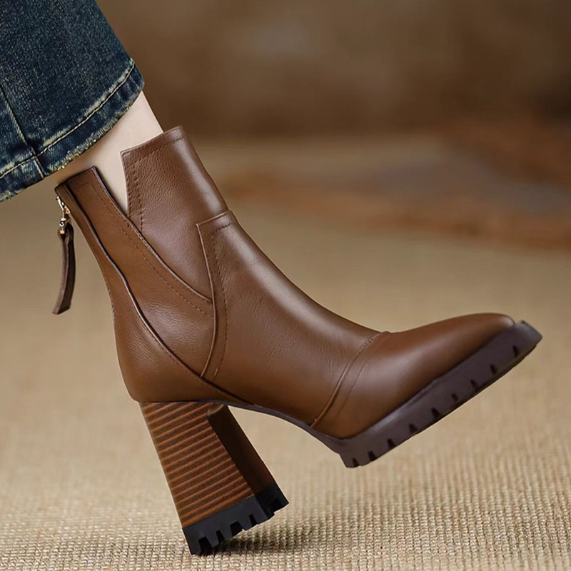 Oulylan Thick High-heeled Wome - Women'S Fashion Boots review and price