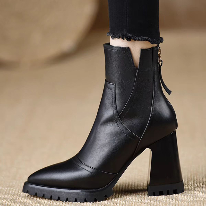 Oulylan Thick High-heeled Wome - Women'S Fashion Boots review and price