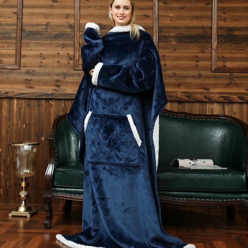 Super Long Double Warm Flannel - Hoodie Women Oversized review and price