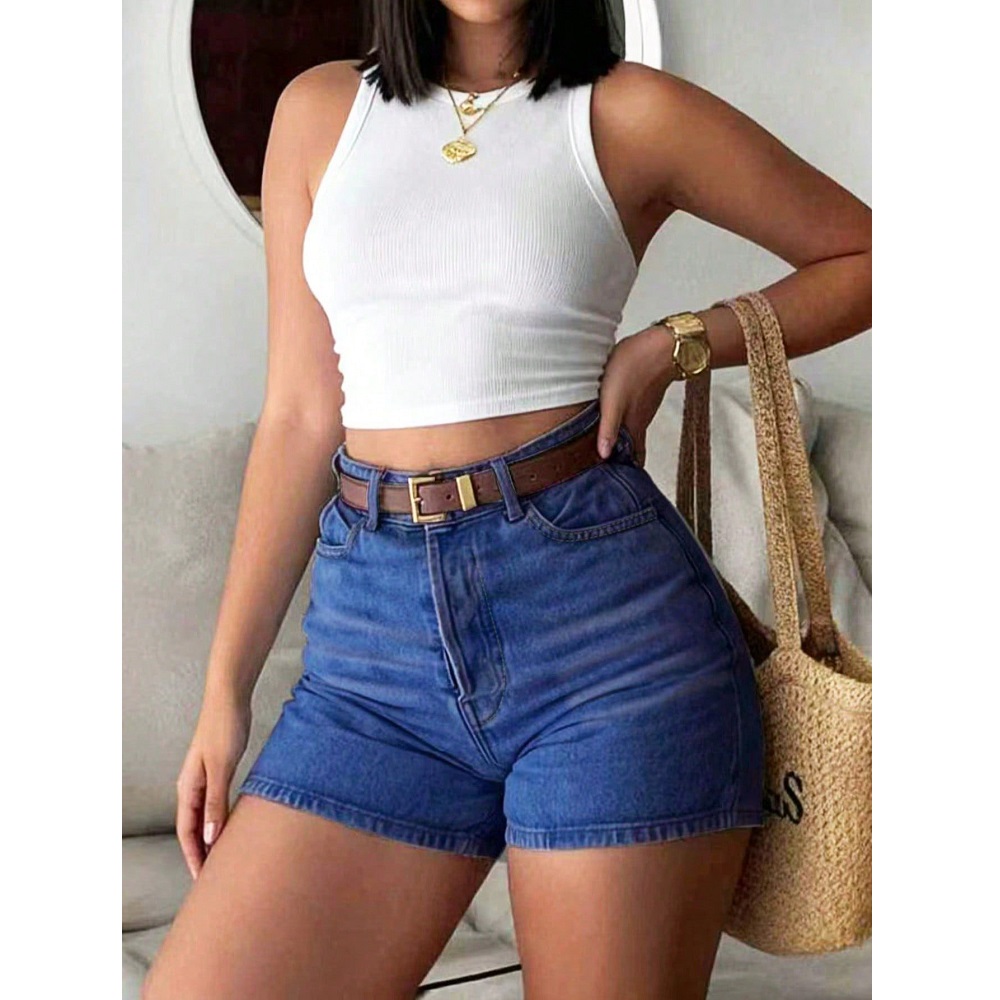 Women Summer Denim Shorts High - Denim Shorts Women review and price