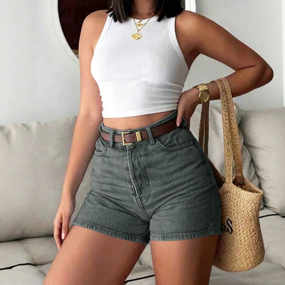 Women Summer Denim Shorts High - Denim Shorts Women review and price