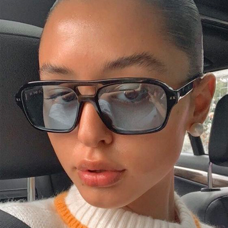 Classic Rivets Square Sunglass - Women'S Fashion In The 70S review and price