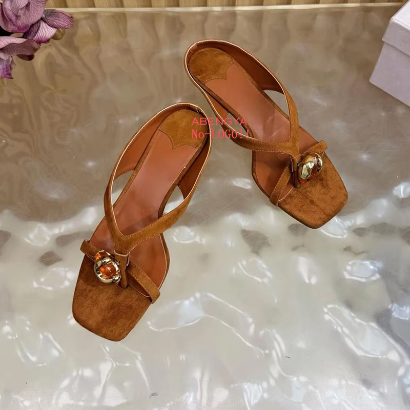 2026 Summer New Suede Slippers - Women'S Fashion Designer Clothes review and price