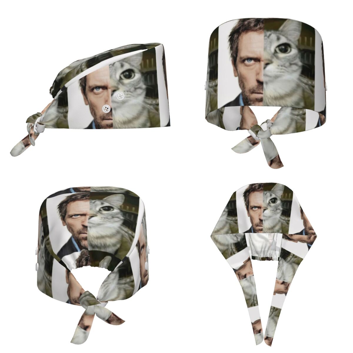 House MD Cat Meme Scrub Hat Do - Women'S Fashion Hats review and price
