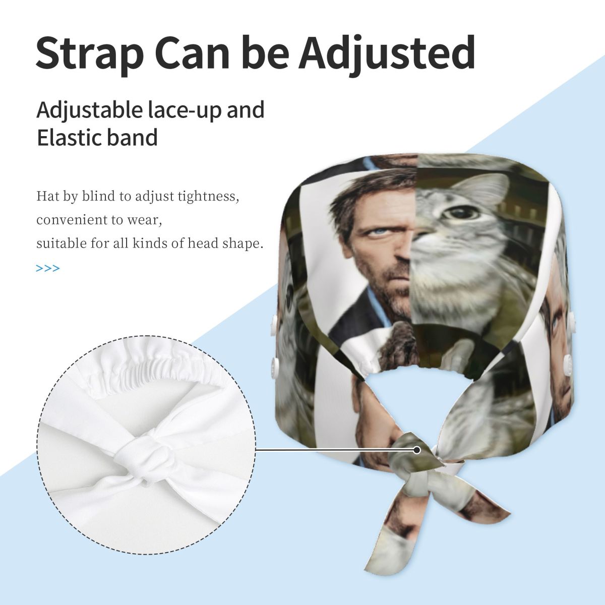 House MD Cat Meme Scrub Hat Do - Women'S Fashion Hats review and price