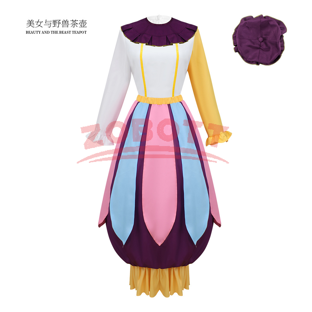Tea Pot Mrs Potts Cosplay Long - Women'S Fashion Hats review and price