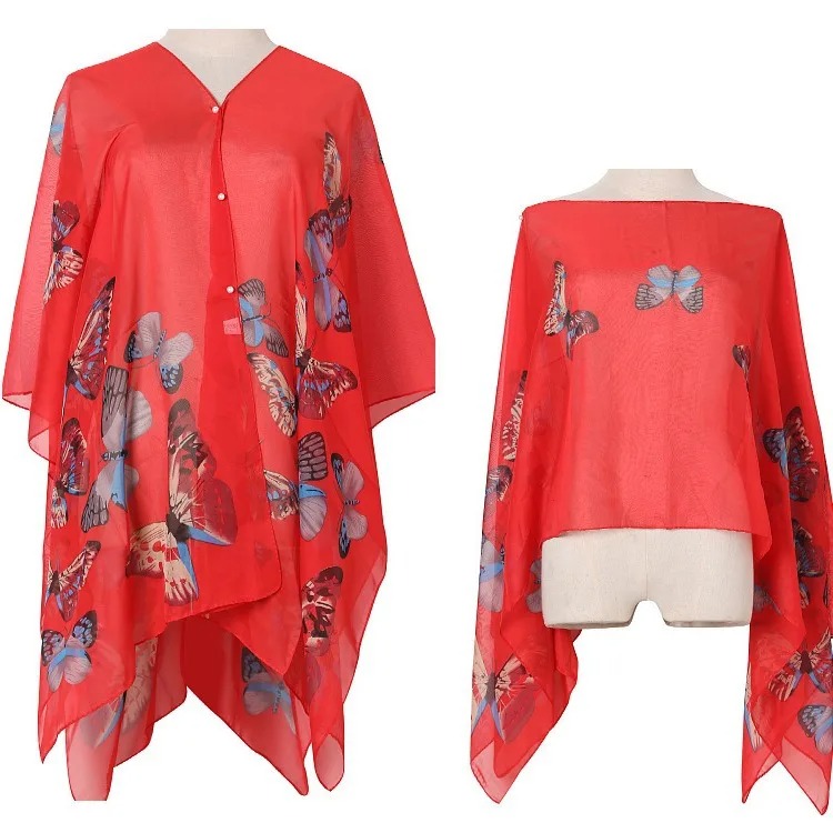 Women Sun Protection Shawl for - Wrap Blouse Chiffon review and price