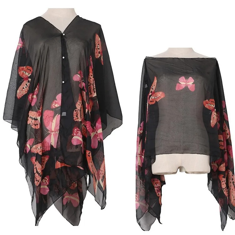 Women Sun Protection Shawl for - Wrap Blouse Chiffon review and price