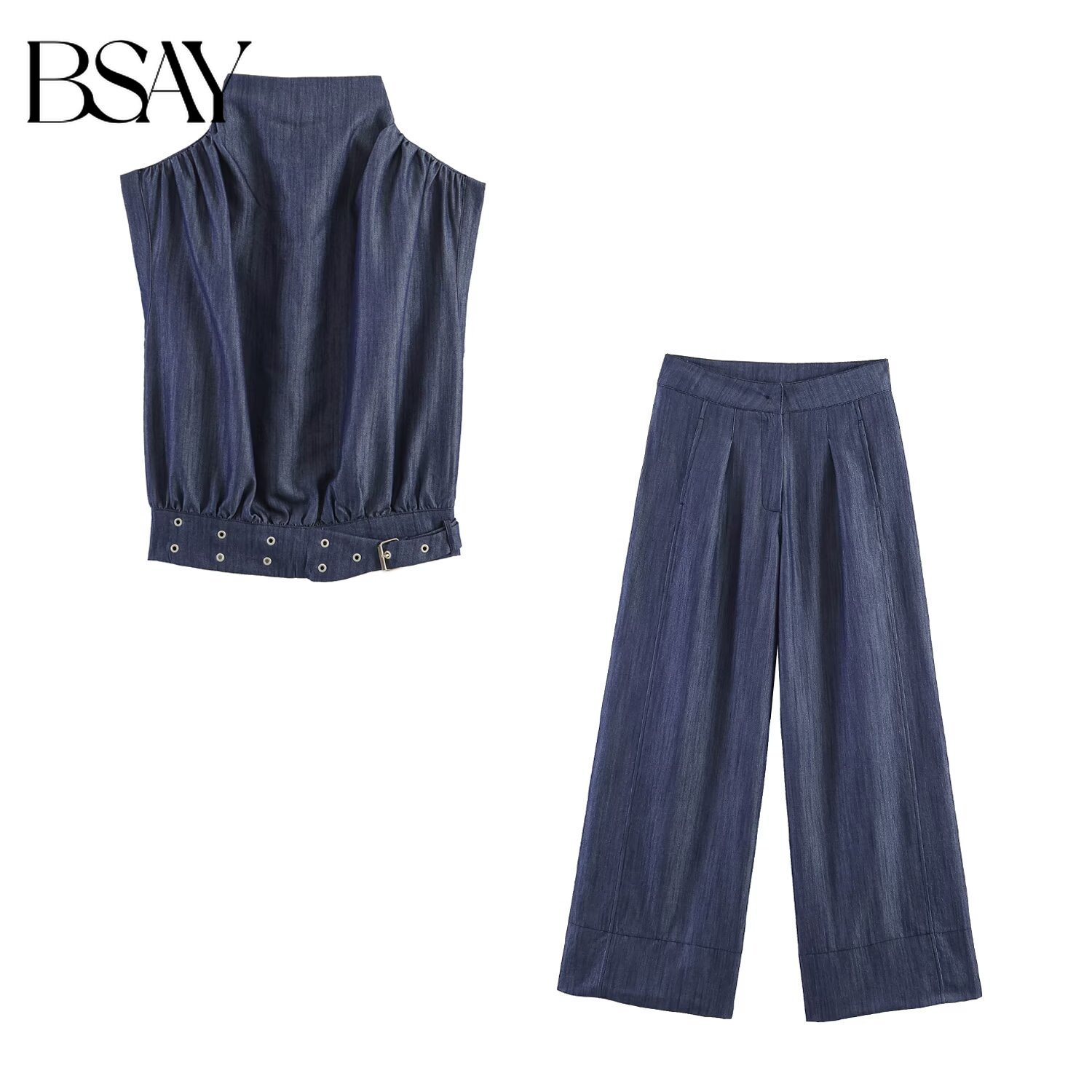 BSAY Fashion Women's Two Piece - Wide Leg Palazzo Pants review and price