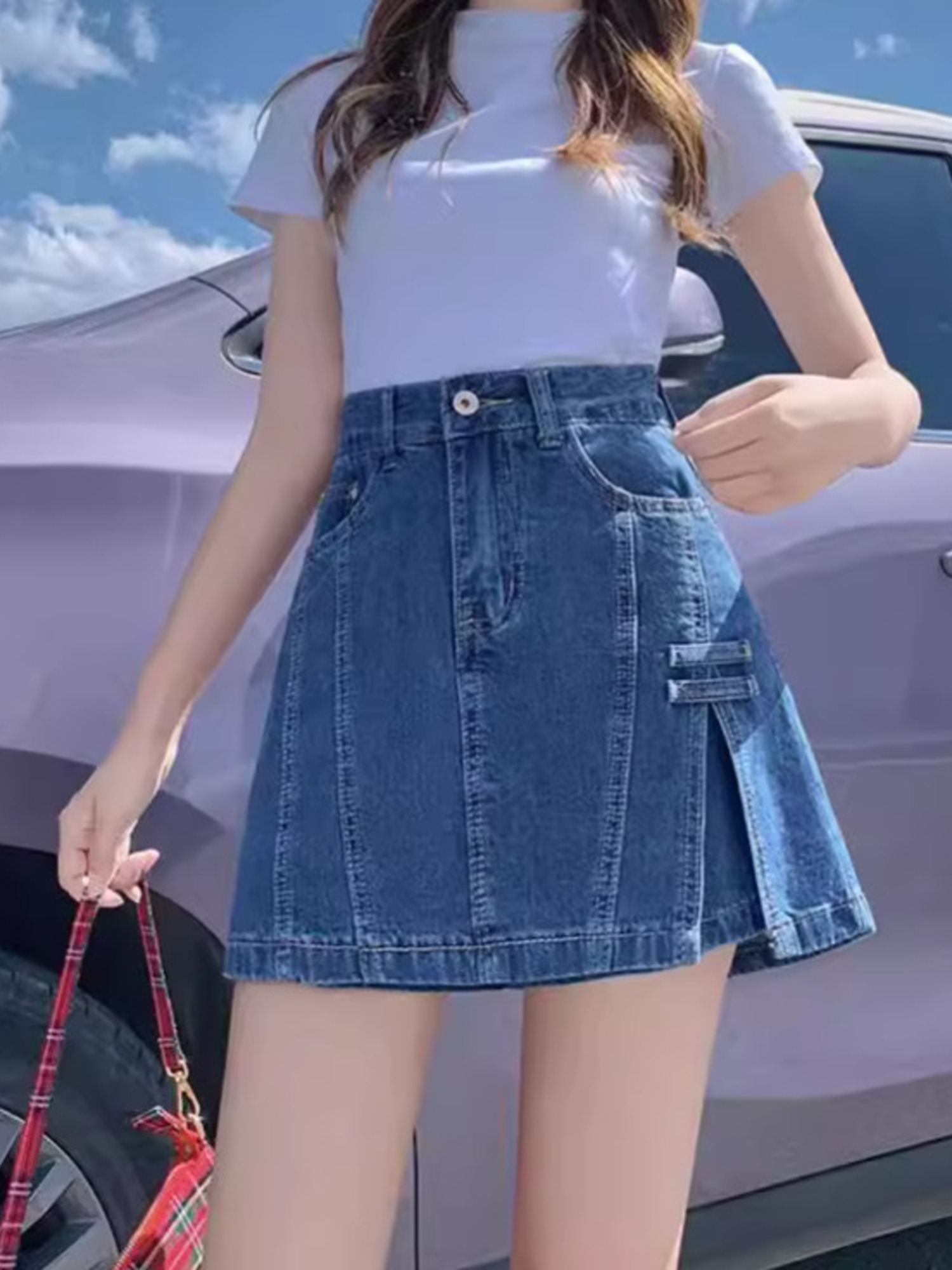 Women's Vintage Washed Denim S - Denim Shorts Women review and price