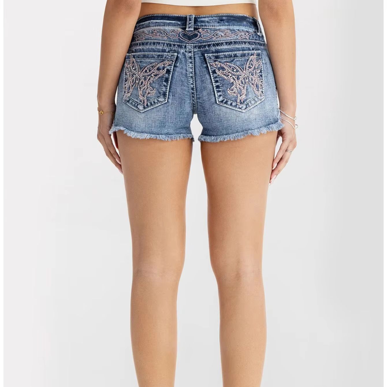 Women Clothes Butterfly Rhines - Denim Shorts Women review and price