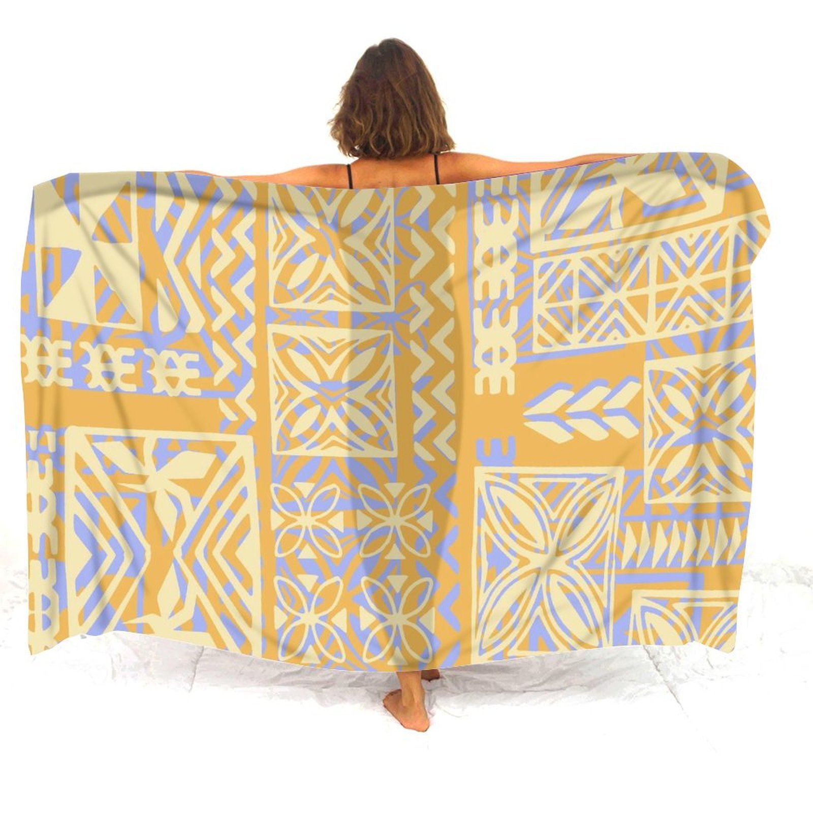 Polynesian Custom Puletasi Sun - Printed Wrap Skirt review and price
