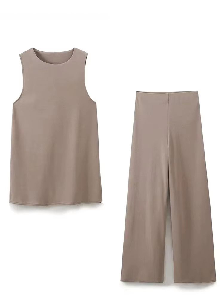 HH 2025 Summer Women Vest Pant - Wide Leg Palazzo Pants review and price