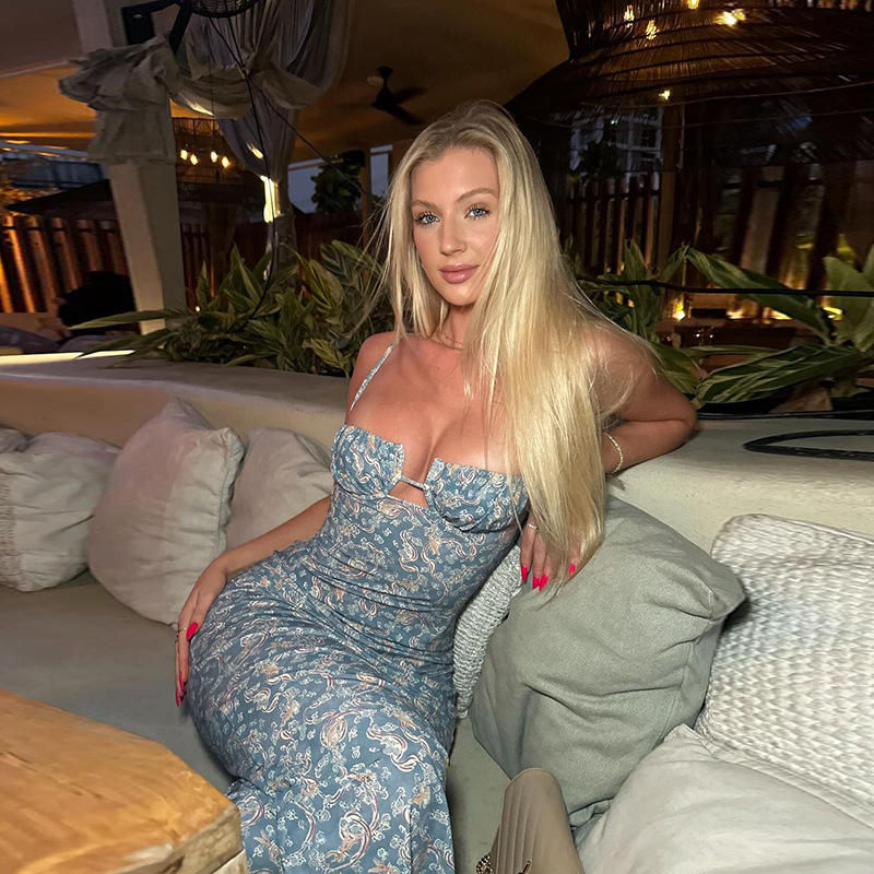 Sexy Strapless Printed 100% Co - Printed Wrap Skirt review and price