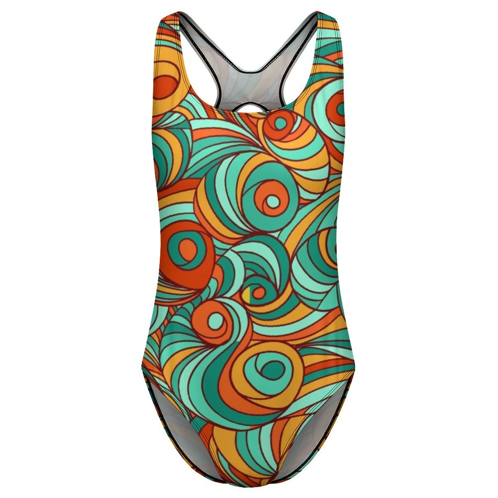 Swirling Retro 70S Swimsuit Se - Women'S Fashion In The 70S review and price