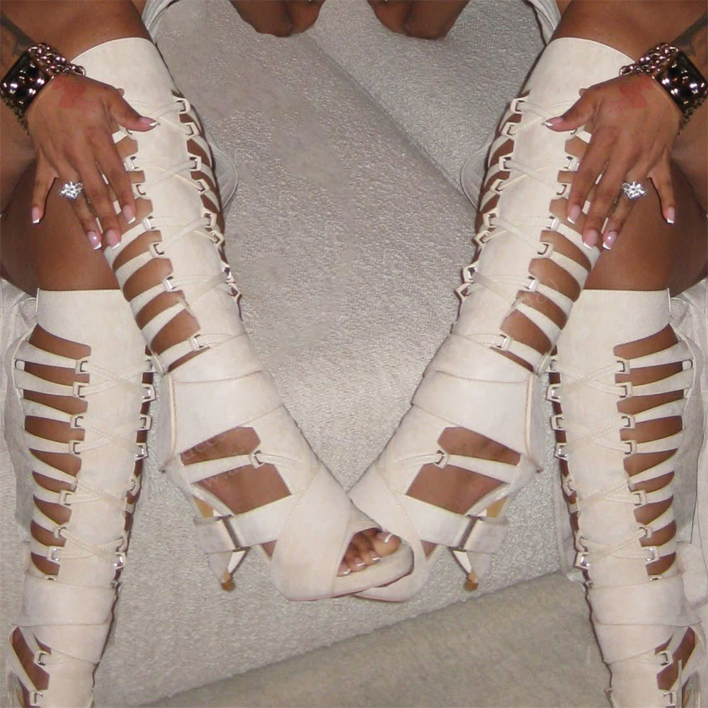 Gladiator Hollow Belt Buckle K - Women'S Fashion Boots review and price