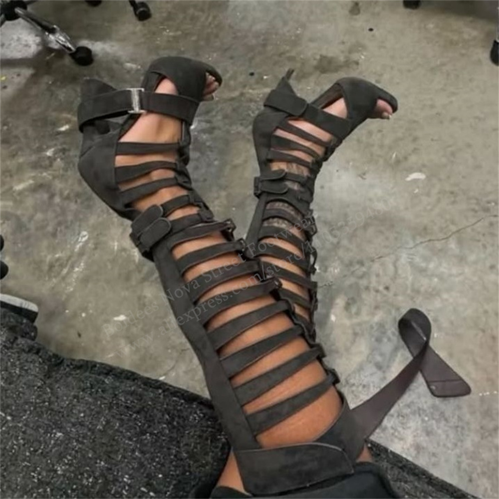 Gladiator Hollow Belt Buckle K - Women'S Fashion Boots review and price