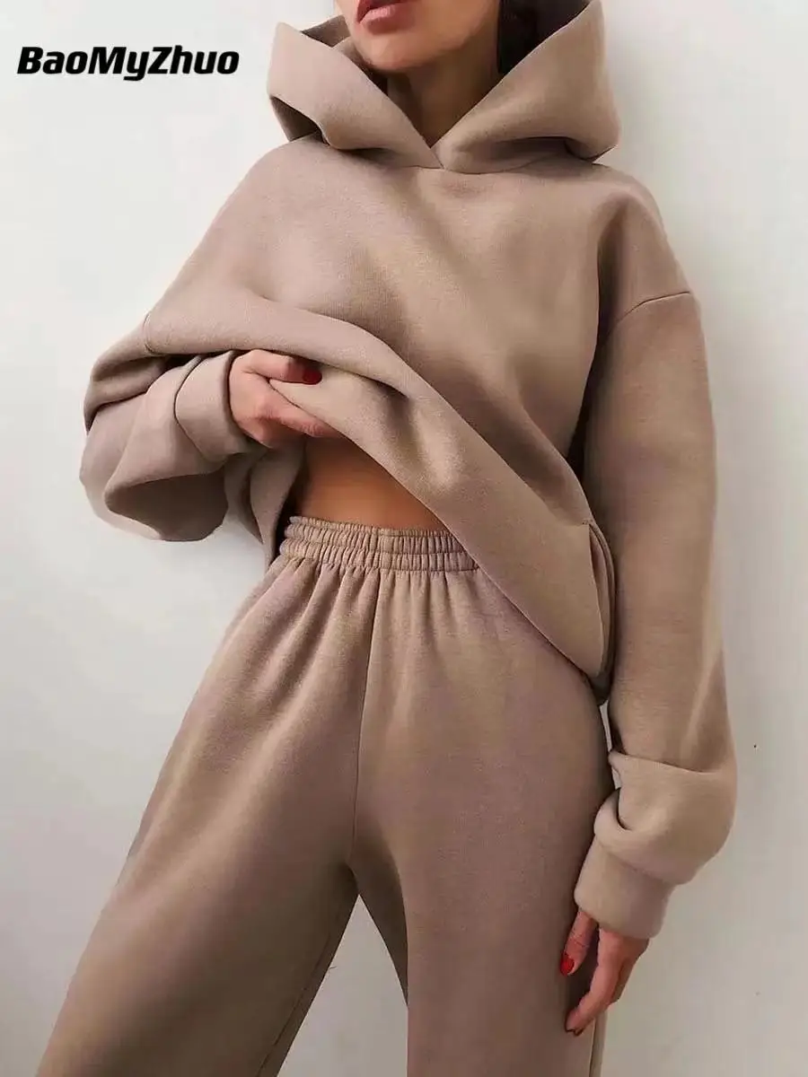 Winter Two Piece Sets Women Tr - Hoodie Women Oversized review and price