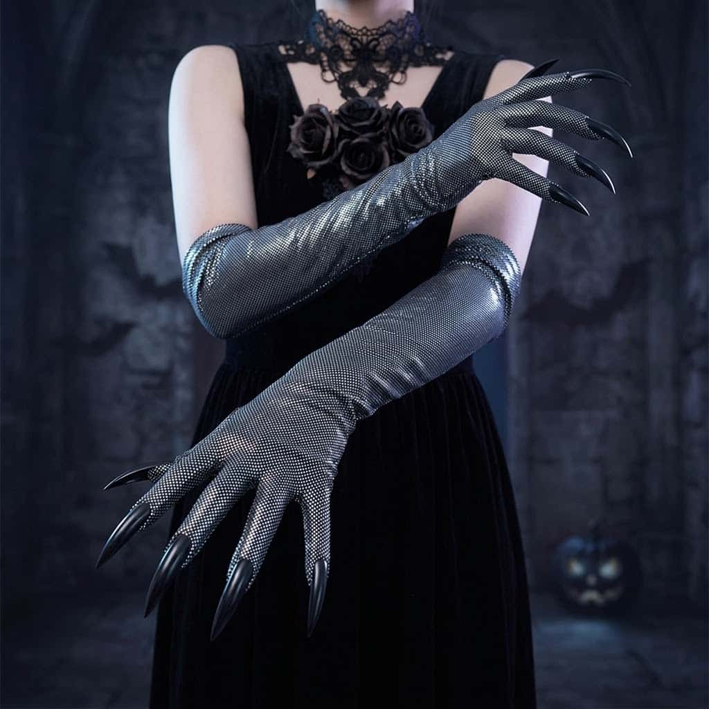 2026 Moon Girl Y2K Gothic Long - Women Fashion Gloves review and price