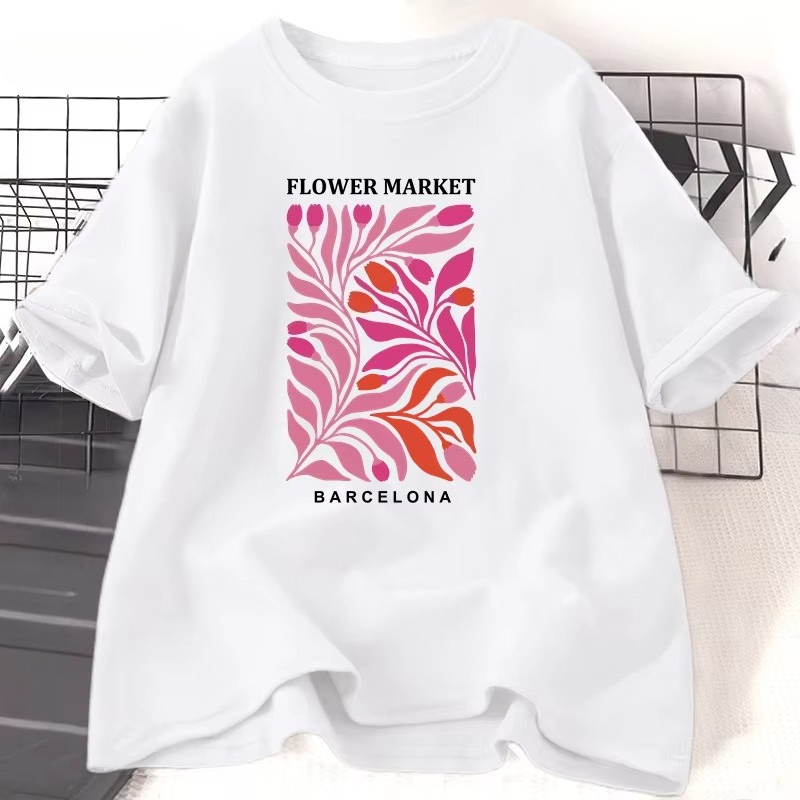 Flower Market Barcelona Tshirt - Women'S Fashion Market Size review and price