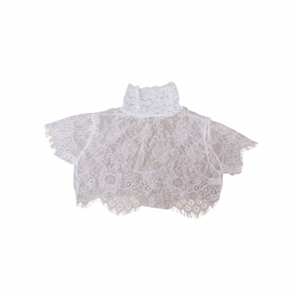 Shawl Wrap Detachable Fake Col - Wrap Blouse Chiffon review and price