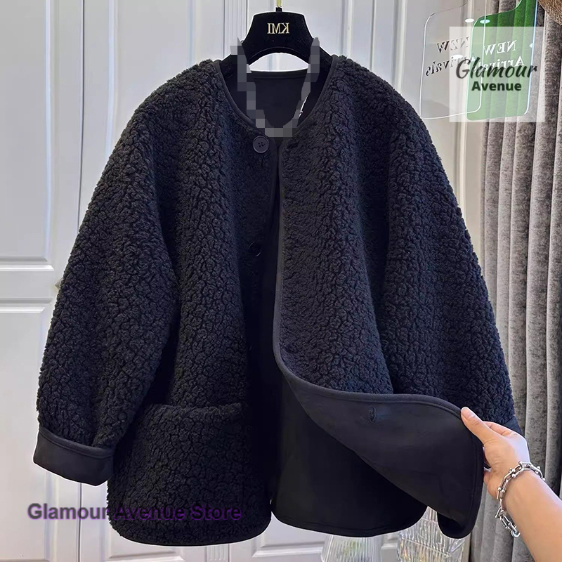 Korean-style lambswool coat wo - Sherpa Coat Women review and price