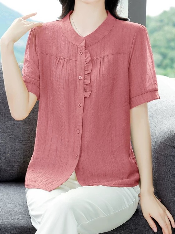 Fashionable Ice Silk Pleated C - Women Fashion Over 40 review and price