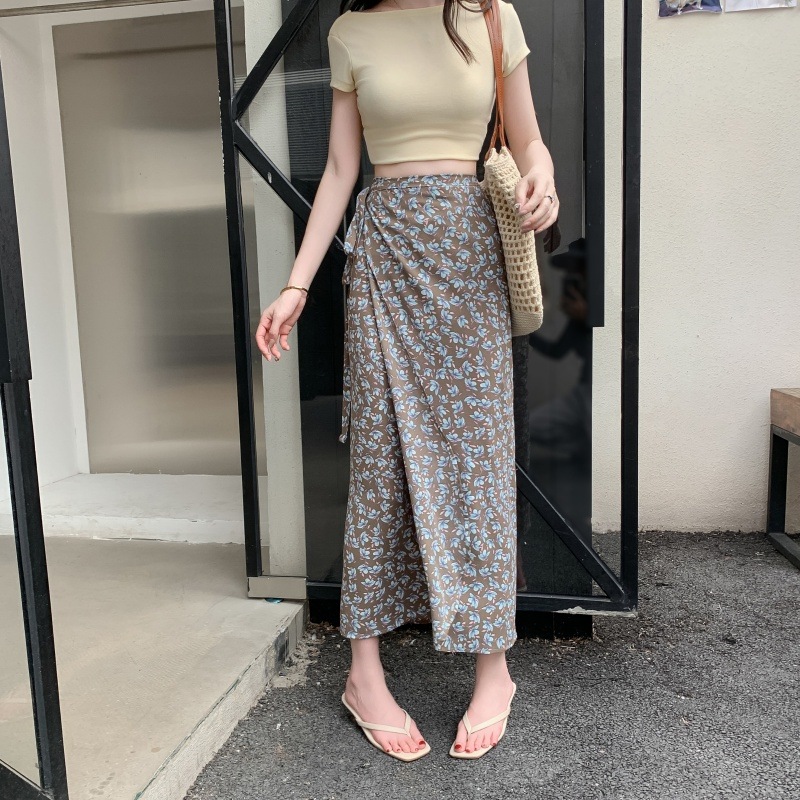 Butterfly Print Cover Up Swimw - Printed Wrap Skirt review and price