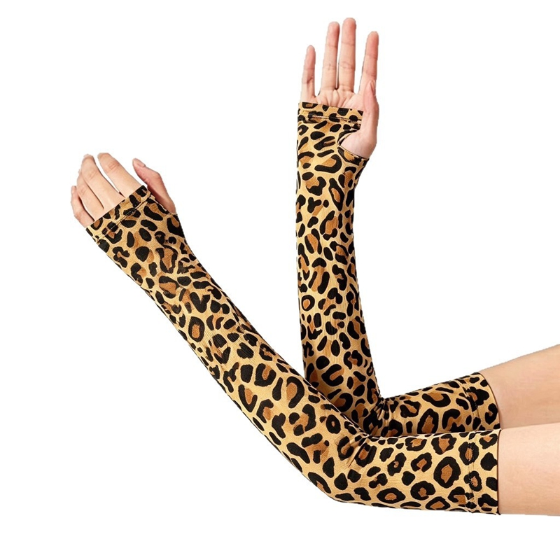 Fashion Leopard Long Fingerles - Women Fashion Gloves review and price