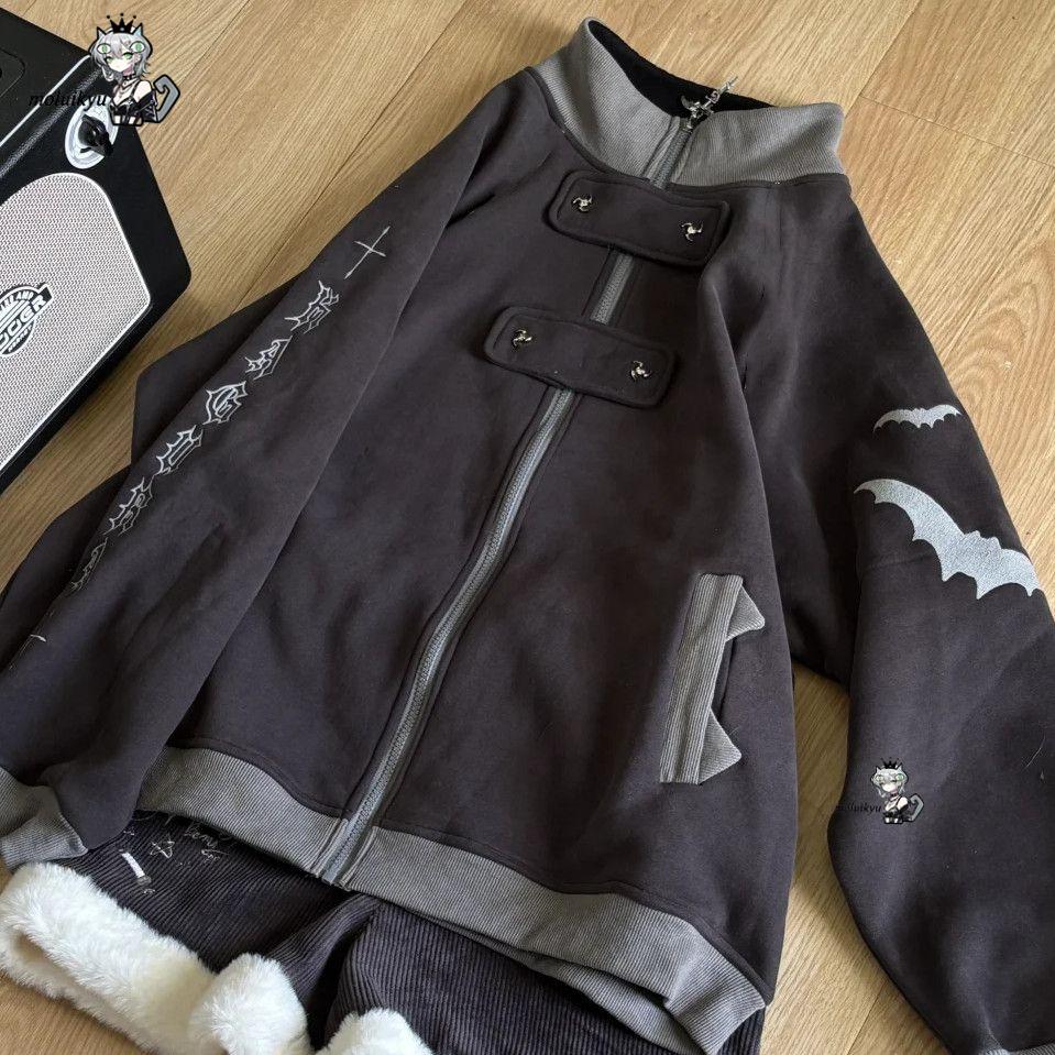 Y2K Gothic Zip Up Hoodie Women - Hoodie Women Oversized review and price