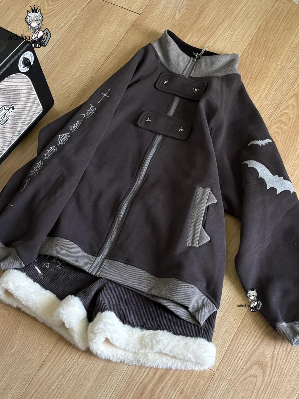 Y2K Gothic Zip Up Hoodie Women - Hoodie Women Oversized review and price