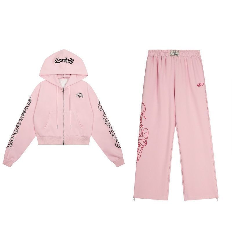 Y2K American Casual 2-piece Se - Hoodie Women Oversized review and price