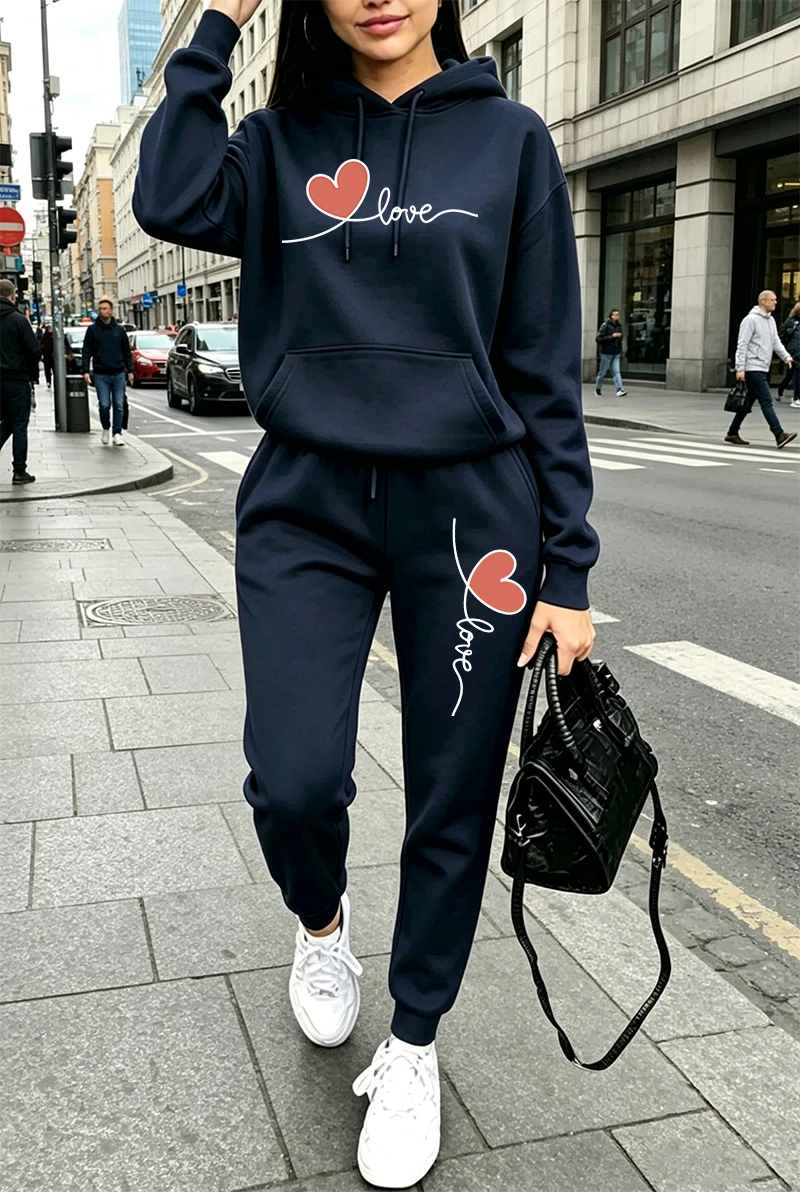 Womens Tracksuit Print Casual  - Women'S Fashion Hoodie review and price