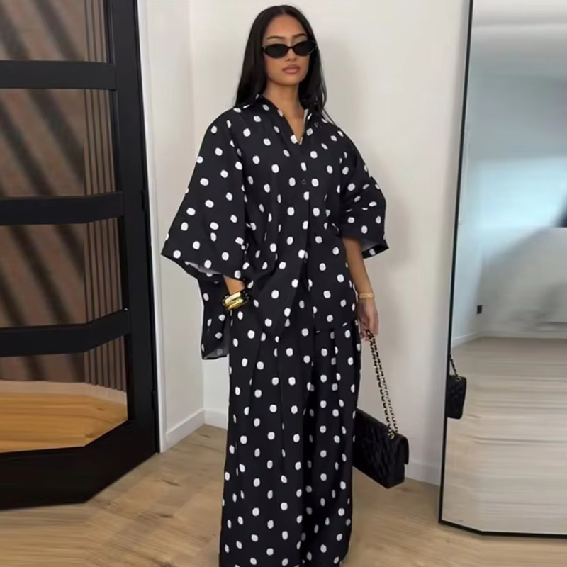 2026 Autumn Fashion Polka Dot  - Wide Leg Palazzo Pants review and price
