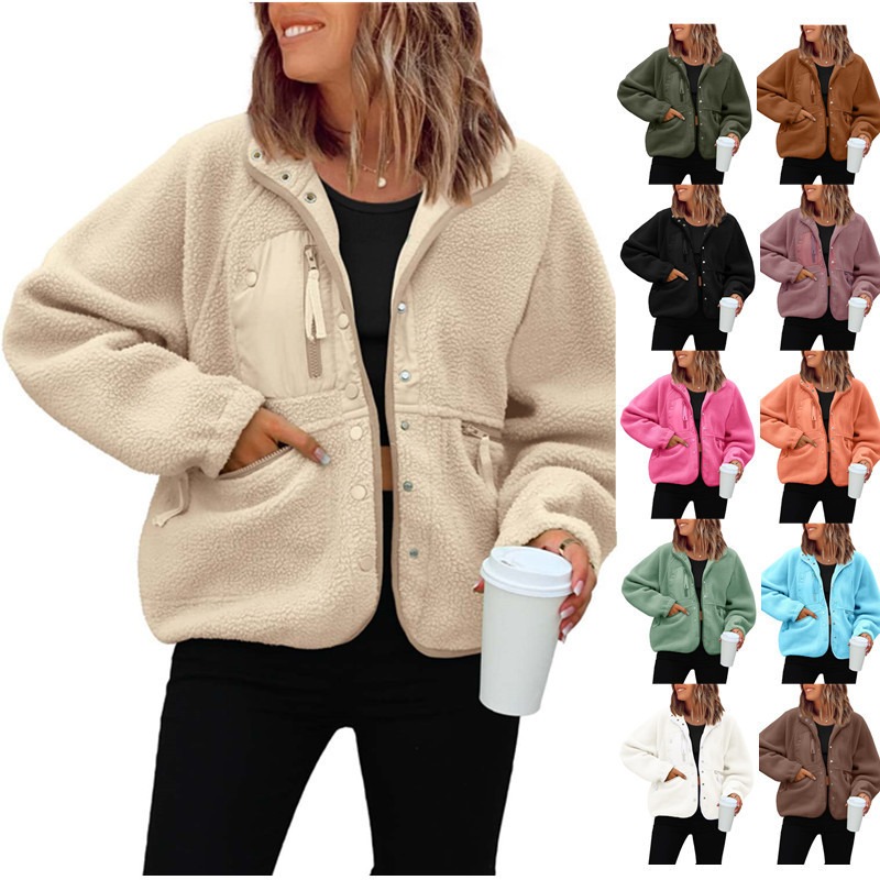 Womens Fuzzy Fleece Jacket Fal - Sherpa Coat Women review and price