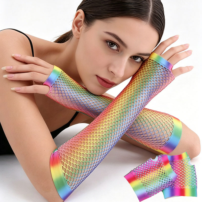 1 Pair Women Long Fishnet Net  - Women Fashion Gloves review and price