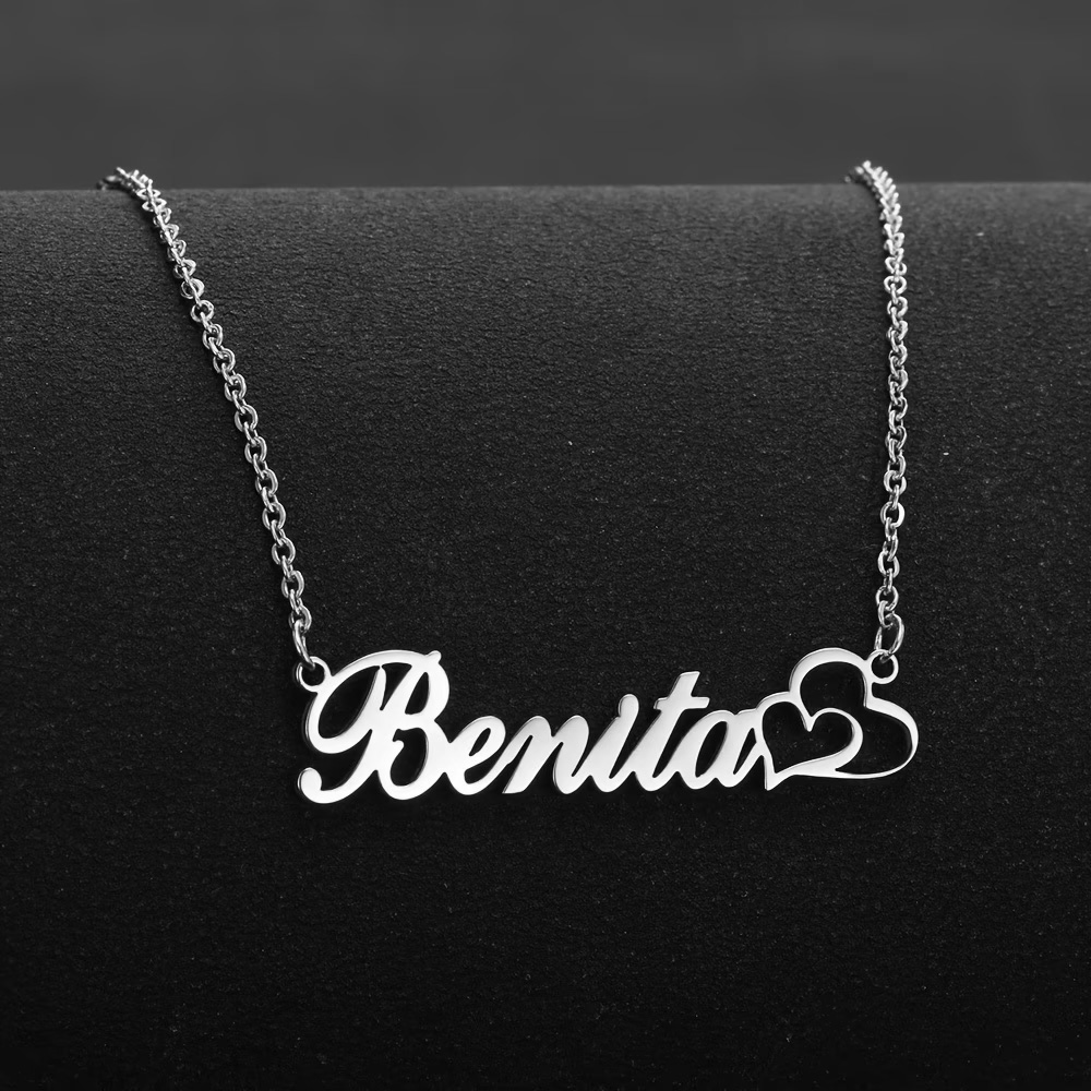 Personalized Double Heart Cust - Women Fashion Names review and price