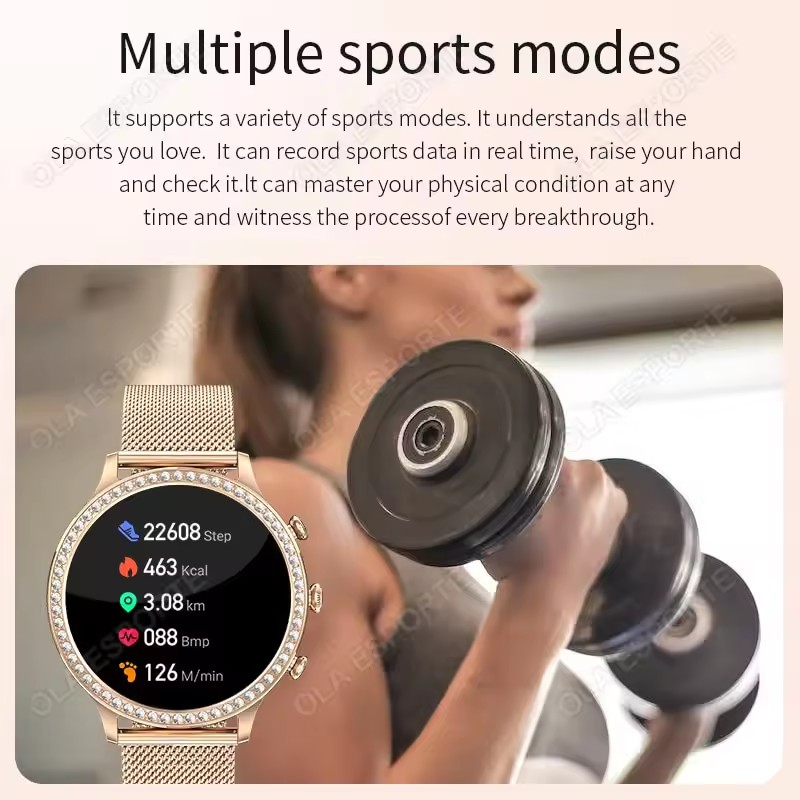 Elegant Ladies' Smartwatch Blu - Turkey Women Fashion review and price