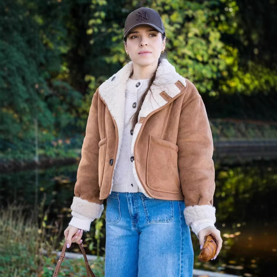 Reversible Jacket Women Faux S - Sherpa Coat Women review and price