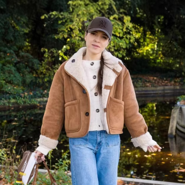 Reversible Jacket Women Faux S - Sherpa Coat Women review and price