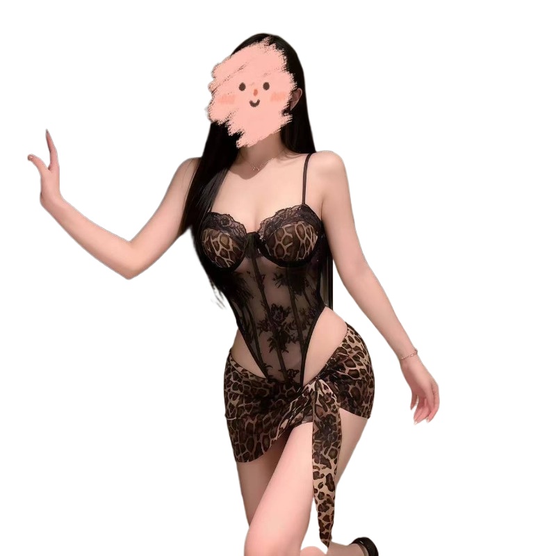 Bar Girl Sexy Leopard Print La - Printed Wrap Skirt review and price