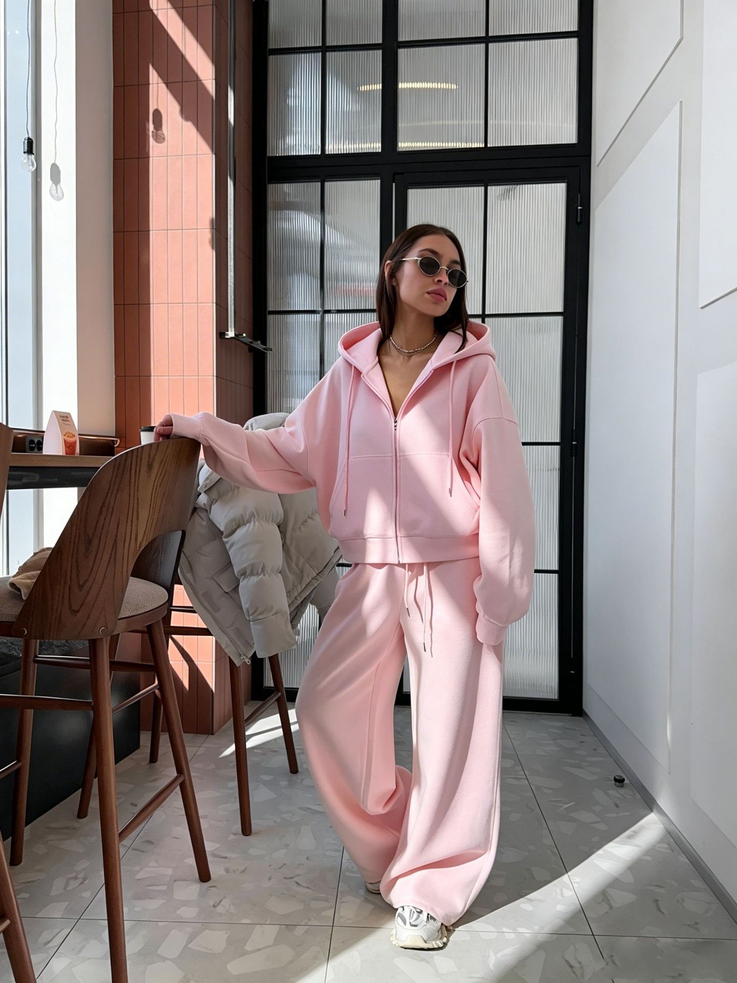 Women 2 Piece Tracksuit Set Ov - Hoodie Women Oversized review and price